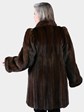 Woman's Natural Mahogany Mink Fur Stroller