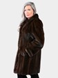 Woman's Natural Mahogany Mink Fur Stroller