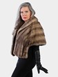 Woman's Natural Vintage Breath of Spring Female Mink Fur Stole