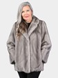 Women's Natural Cerulean Female Mink Fur Jacket