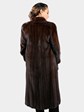 Woman's Natural Mahogany Female Mink Fur Coat