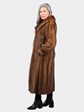 Woman's Petite Natural Vintage Lunaraine Mink Fur Coat