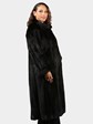 Woman's Deepest Mahogany Mink Fur Coat