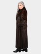 Woman's Natural Mahogany Female Mink Fur Coat
