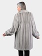 Woman's Natural Cerulean Female Mink Fur Stroller
