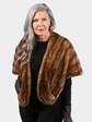 Woman's Natural Vintage Lunaraine Female Mink Fur Stole