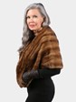 Woman's Natural Vintage Lunaraine Female Mink Fur Stole