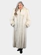 Woman's Natural Shadow Fox Fur Coat