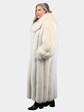 Woman's Natural Shadow Fox Fur Coat