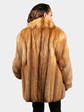 Woman's Natural Red Fox Fur Stroller