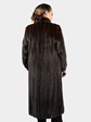 Woman's Natural Mahogany Female Mink Fur Coat