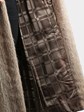 Woman's Vintage Nutria Fur Coat with Large Fur Collar