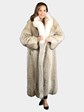 Woman's Natural Cayote Fur Coat with Shadow Fox Collar