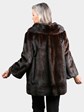 Woman's Vintage Natural Mahogany Mink Fur Jacket