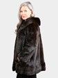 Woman's Vintage Natural Mahogany Mink Fur Jacket