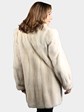 Woman's Natural Azurene Mink Fur Stroller