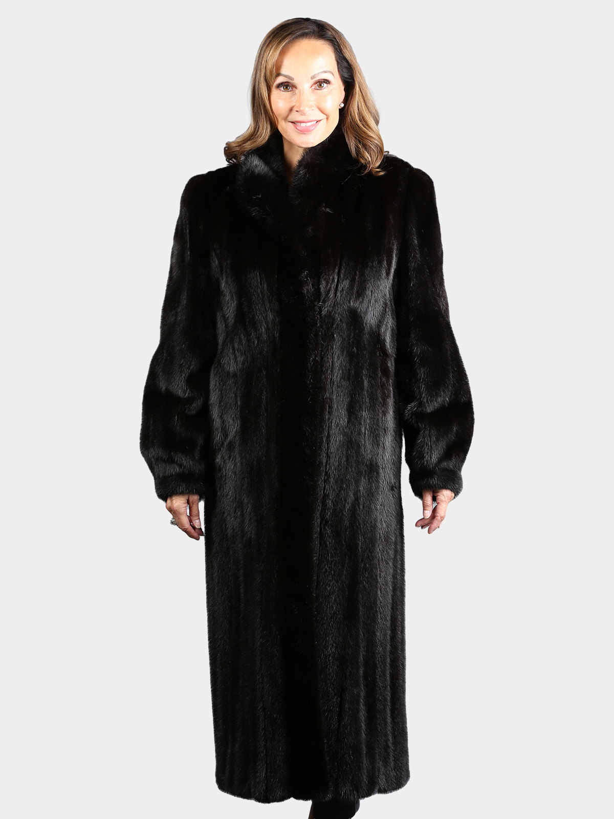 Woman's Natural Ranch Mink Fur Coat