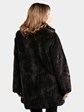 Woman's Dyed Matara Sheared Beaver Fur Jacket (Reversible)