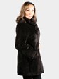 Woman's Dyed Matara Sheared Beaver Fur Jacket (Reversible)