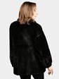 Woman's Natural Deep Brown Seal Fur Jacket