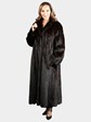 Woman's Natural Deepest Mahogany Female Mink Coat