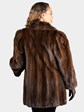 Woman's Natural Mahogany Female Mink Fur Stroller