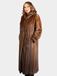 Woman's Natural Scanglow Female Mink Fur Coat