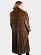 Woman's Natural Lunaraine Female Mink Fur Coat