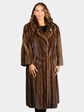 Woman's Natural Lunaraine Female Mink Fur Coat