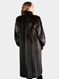 Woman's Natural Deepest Mahogany Female Mink Fur Coat