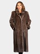 Woman's Natural Luticia Female Mink Fur Coat