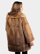 Woman's Vintage Natural Pastel Mink Fur Jacket