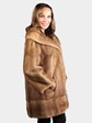 Woman's Vintage Natural Pastel Mink Fur Jacket