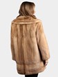 Woman's Vintage Petite Natural Pastel Mink Fur Stroller
