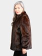 Woman's Natural Mahogany Mink Fur Jacket
