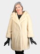 Woman's Vintage Natural Tourmaline Female Mink Fur Stroller