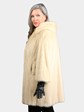 Woman's Vintage Natural Tourmaline Female Mink Fur Stroller