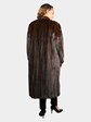 Woman's Natural Mahogany Female Mink Fur Coat