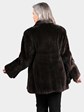 Woman's Dyed Matara Sheared Beaver Fur Jacket