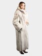 Woman's Natural Blue Fox Fur Coat