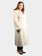 Woman's Petite Natural Azurene Female Mink Fur Coat