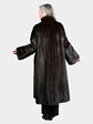 Woman's Natural Mahogany Mink Fur Coat