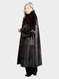 Woman's Natural Mahogany Mink Fur Coat