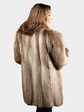 Woman's Natural Blond Beaver Fur Jacket