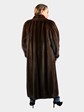 Woman's Natural Mahogany Mink Fur Coat