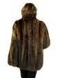 Woman's Natural Opossum Fur Jacket