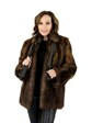 Woman's Natural Opossum Fur Jacket