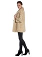 Womens Rovalia/Pearl Mink Fur 3/4 Coat