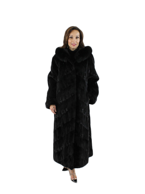 Ranch Mink Fur Section Coat - Women's Medium | Estate Furs