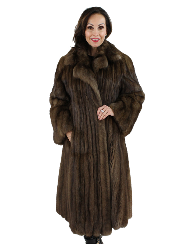 Sable Fur Coat >> Natural Russian Sable Fur Coat Women S Medium Dark Brown Sable Fur Coat >> Natural Russian Sable Fur Coat Women S Medium Dark Brown